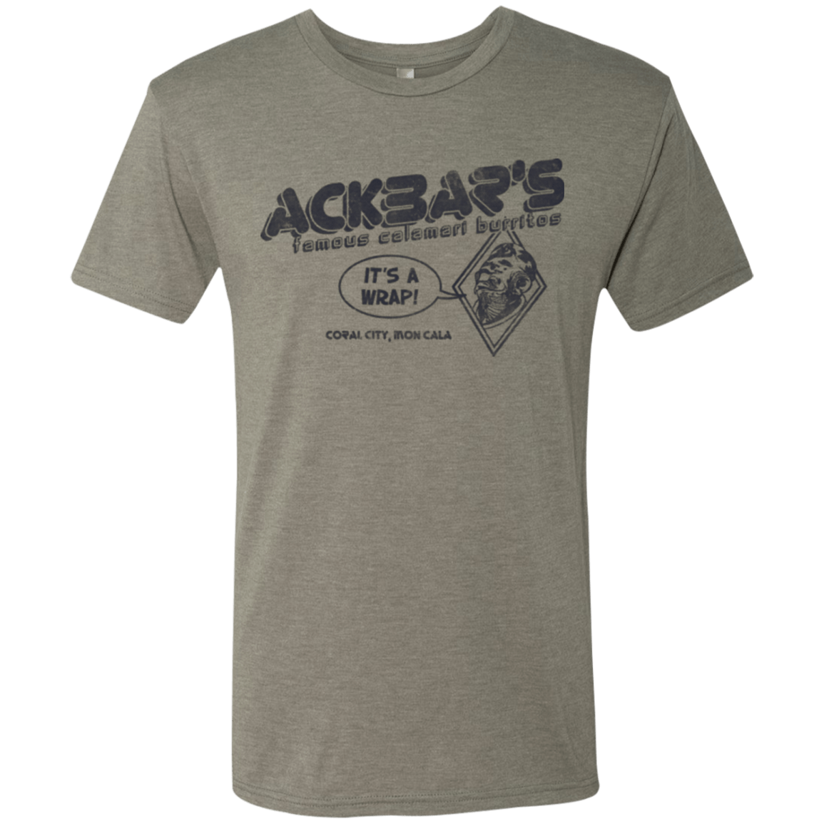 T-Shirts Venetian Grey / Small Ackbar's Burritos Men's Triblend T-Shirt