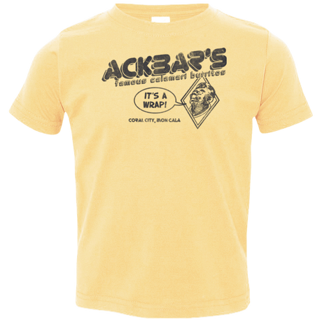 T-Shirts Butter / 2T Ackbar's Burritos Toddler Premium T-Shirt