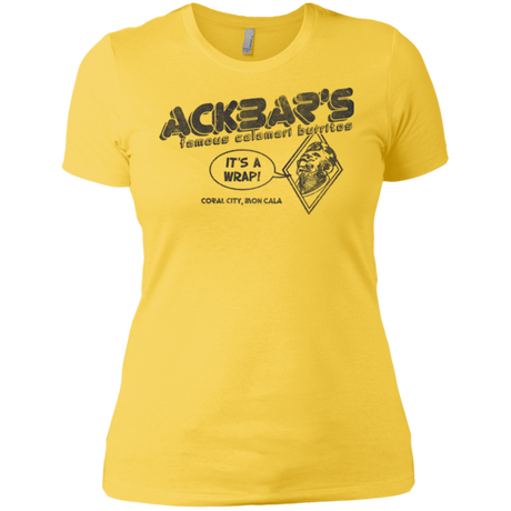 T-Shirts Vibrant Yellow / X-Small Ackbar's Burritos Women's Premium T-Shirt