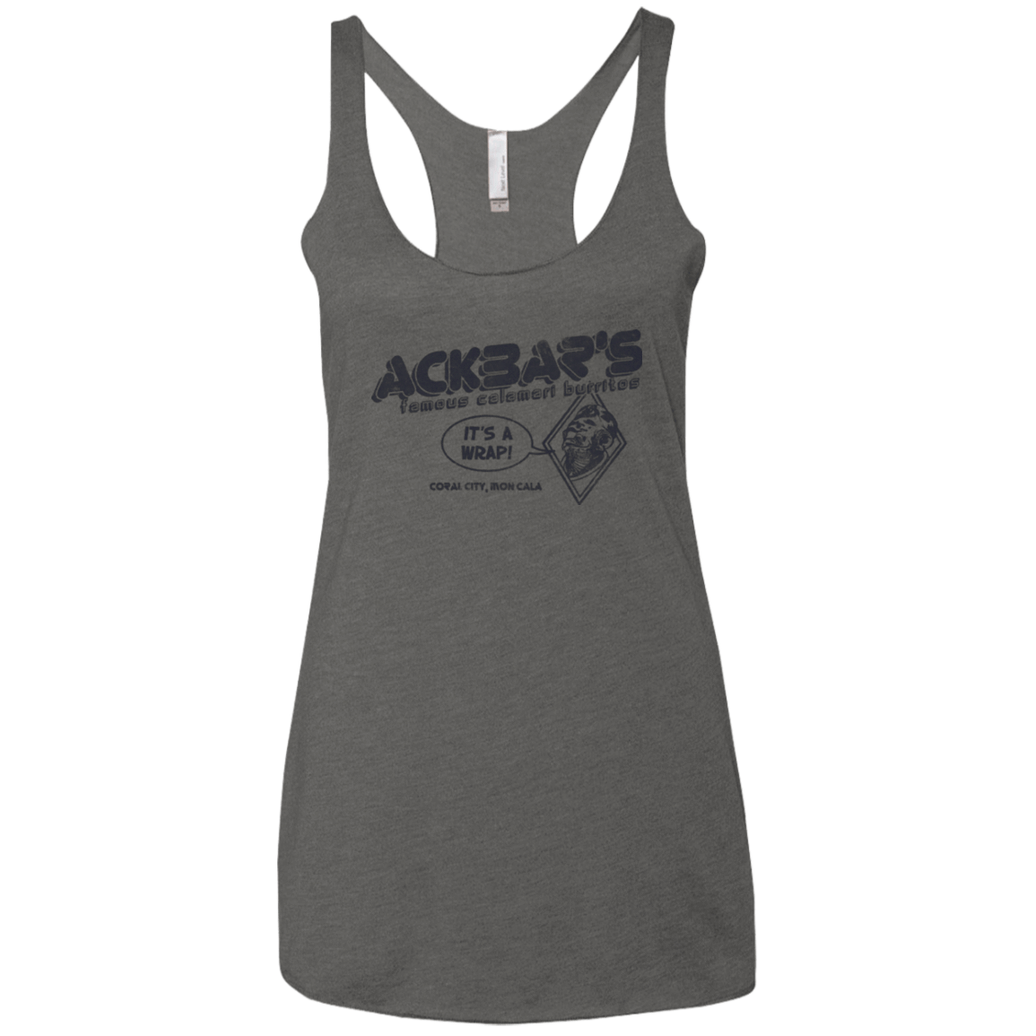 T-Shirts Premium Heather / X-Small Ackbar's Burritos Women's Triblend Racerback Tank