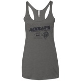 T-Shirts Premium Heather / X-Small Ackbar's Burritos Women's Triblend Racerback Tank