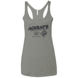 T-Shirts Venetian Grey / X-Small Ackbar's Burritos Women's Triblend Racerback Tank