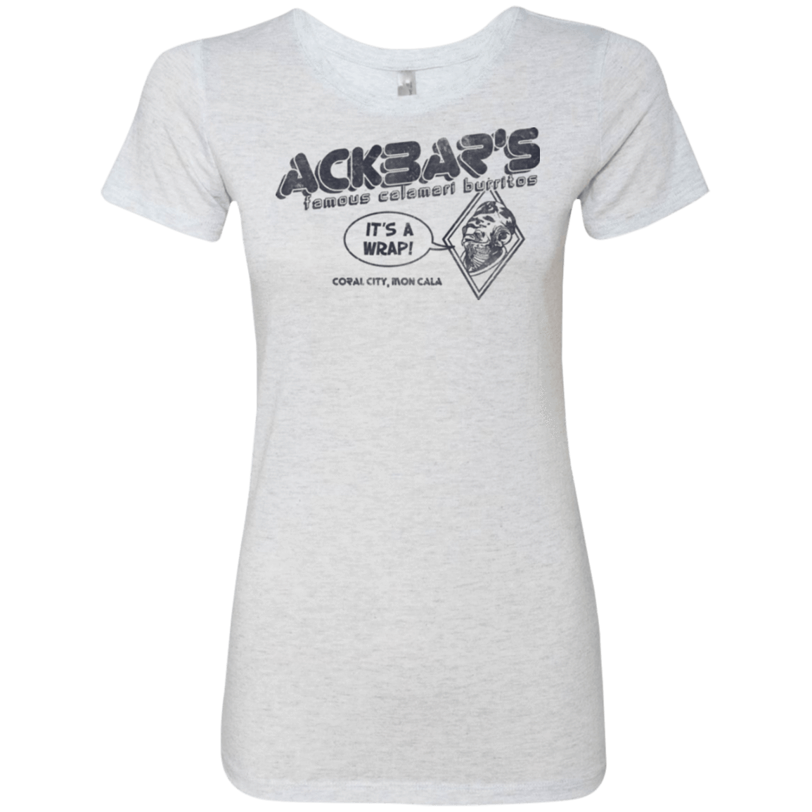 T-Shirts Heather White / Small Ackbar's Burritos Women's Triblend T-Shirt