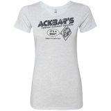 T-Shirts Heather White / Small Ackbar's Burritos Women's Triblend T-Shirt