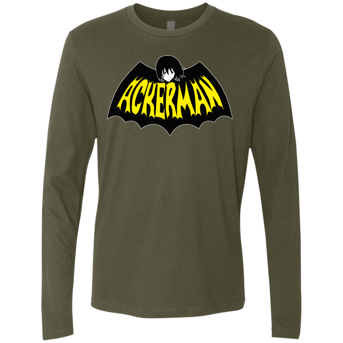 T-Shirts Military Green / Small Ackerman Men's Premium Long Sleeve