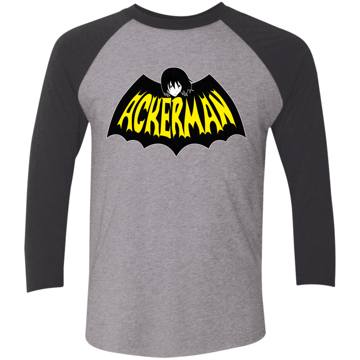 T-Shirts Premium Heather/ Vintage Black / X-Small Ackerman Men's Triblend 3/4 Sleeve