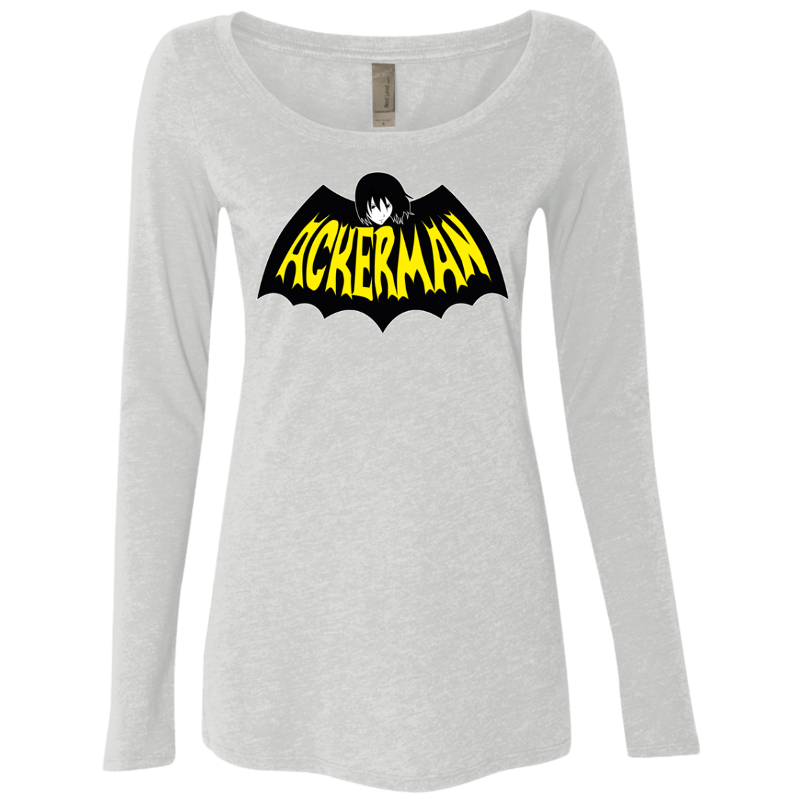 T-Shirts Heather White / Small Ackerman Women's Triblend Long Sleeve Shirt