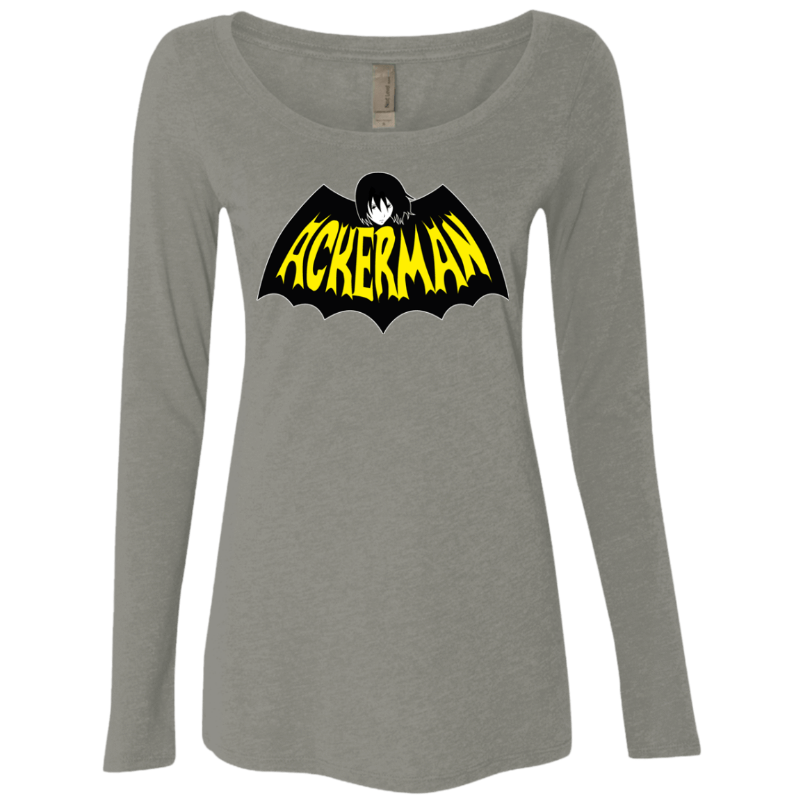 T-Shirts Venetian Grey / Small Ackerman Women's Triblend Long Sleeve Shirt