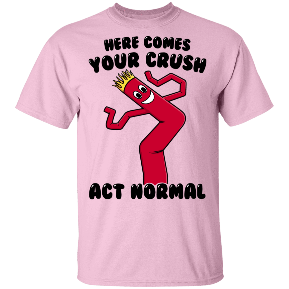 T-Shirts Light Pink / S Act Normal T-Shirt