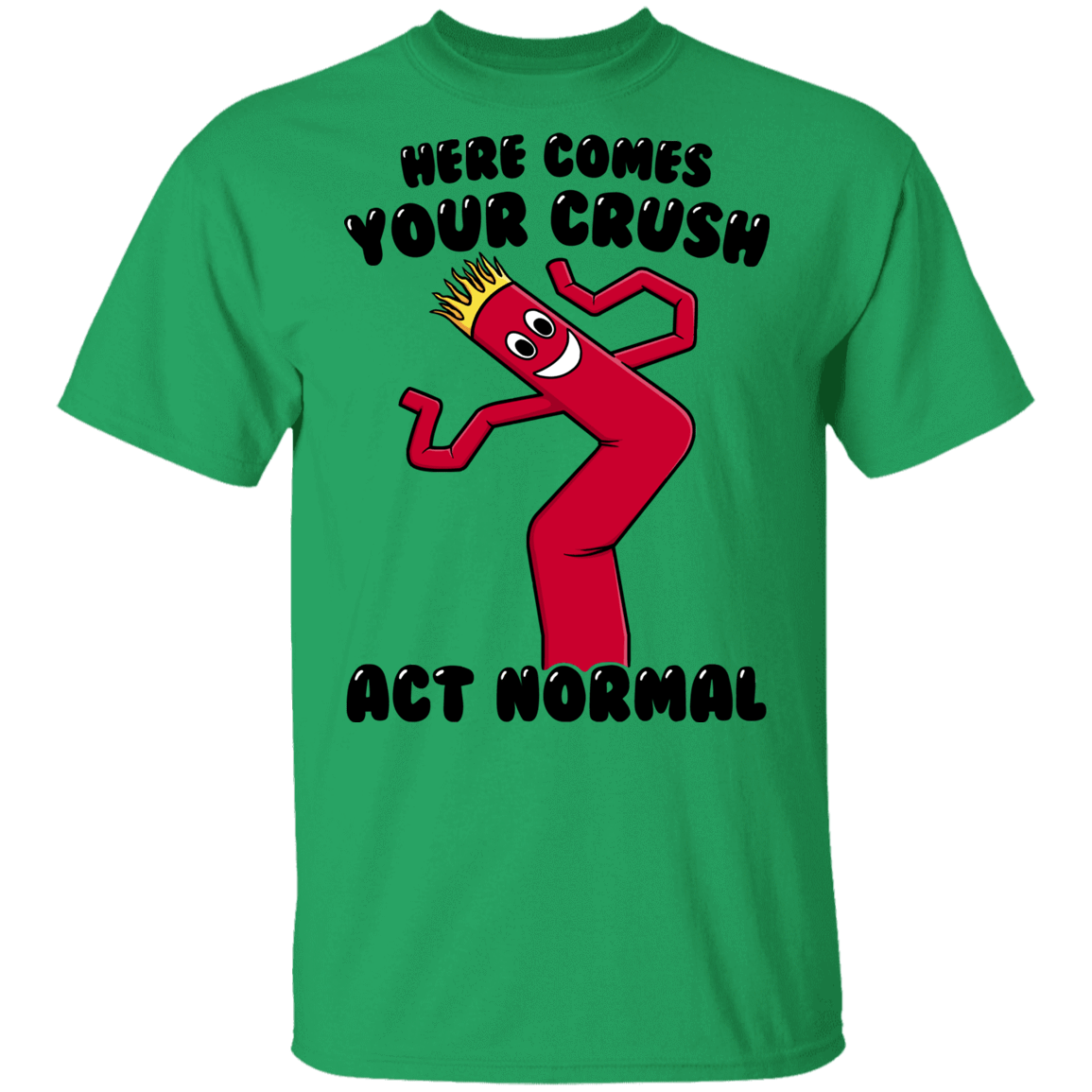 T-Shirts Irish Green / YXS Act Normal Youth T-Shirt