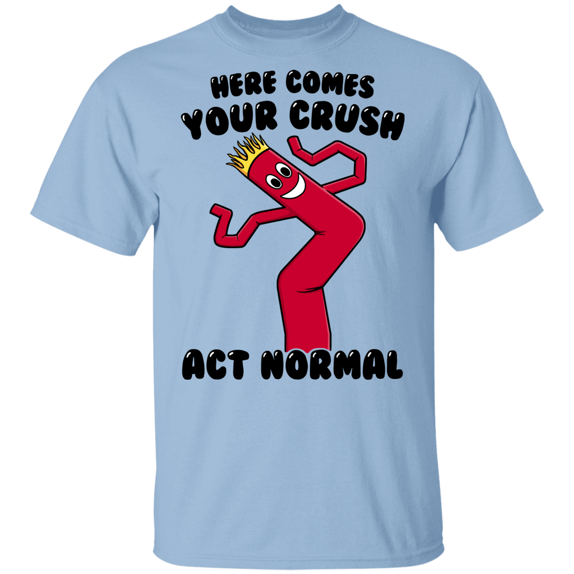 T-Shirts Light Blue / YXS Act Normal Youth T-Shirt