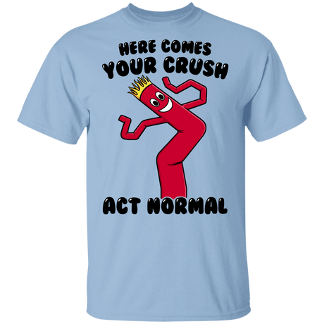 T-Shirts Light Blue / YXS Act Normal Youth T-Shirt