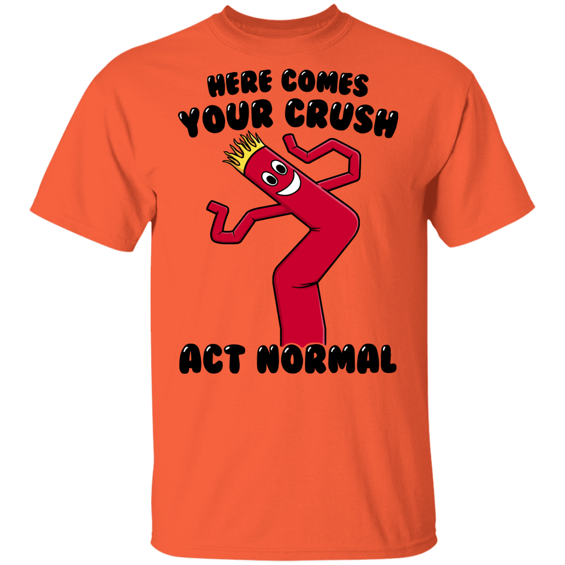 T-Shirts Orange / YXS Act Normal Youth T-Shirt