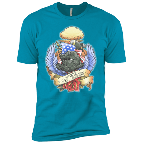 T-Shirts Turquoise / YXS Ad Victoriam Boys Premium T-Shirt