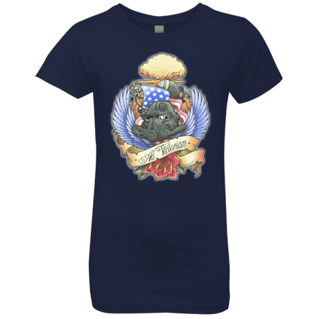 T-Shirts Midnight Navy / YXS Ad Victoriam Girls Premium T-Shirt