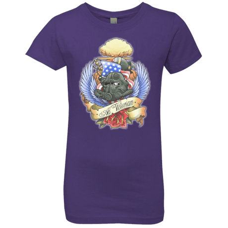 T-Shirts Purple Rush / YXS Ad Victoriam Girls Premium T-Shirt