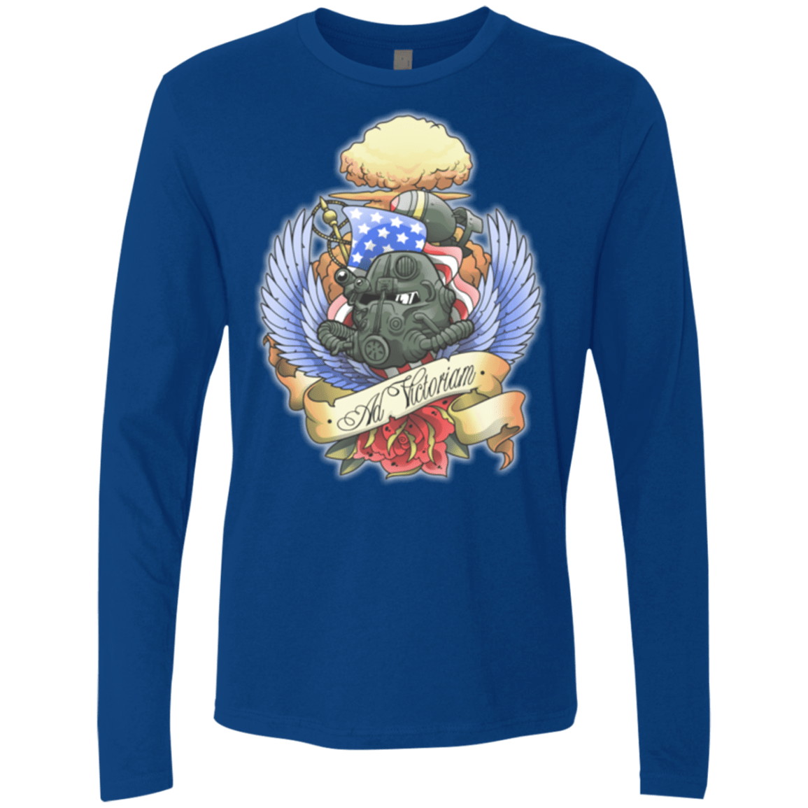 T-Shirts Royal / Small Ad Victoriam Men's Premium Long Sleeve