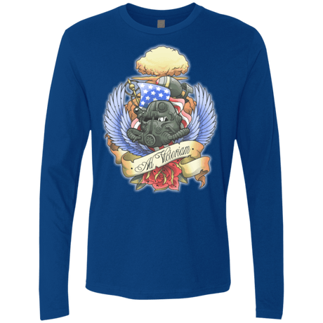 T-Shirts Royal / Small Ad Victoriam Men's Premium Long Sleeve