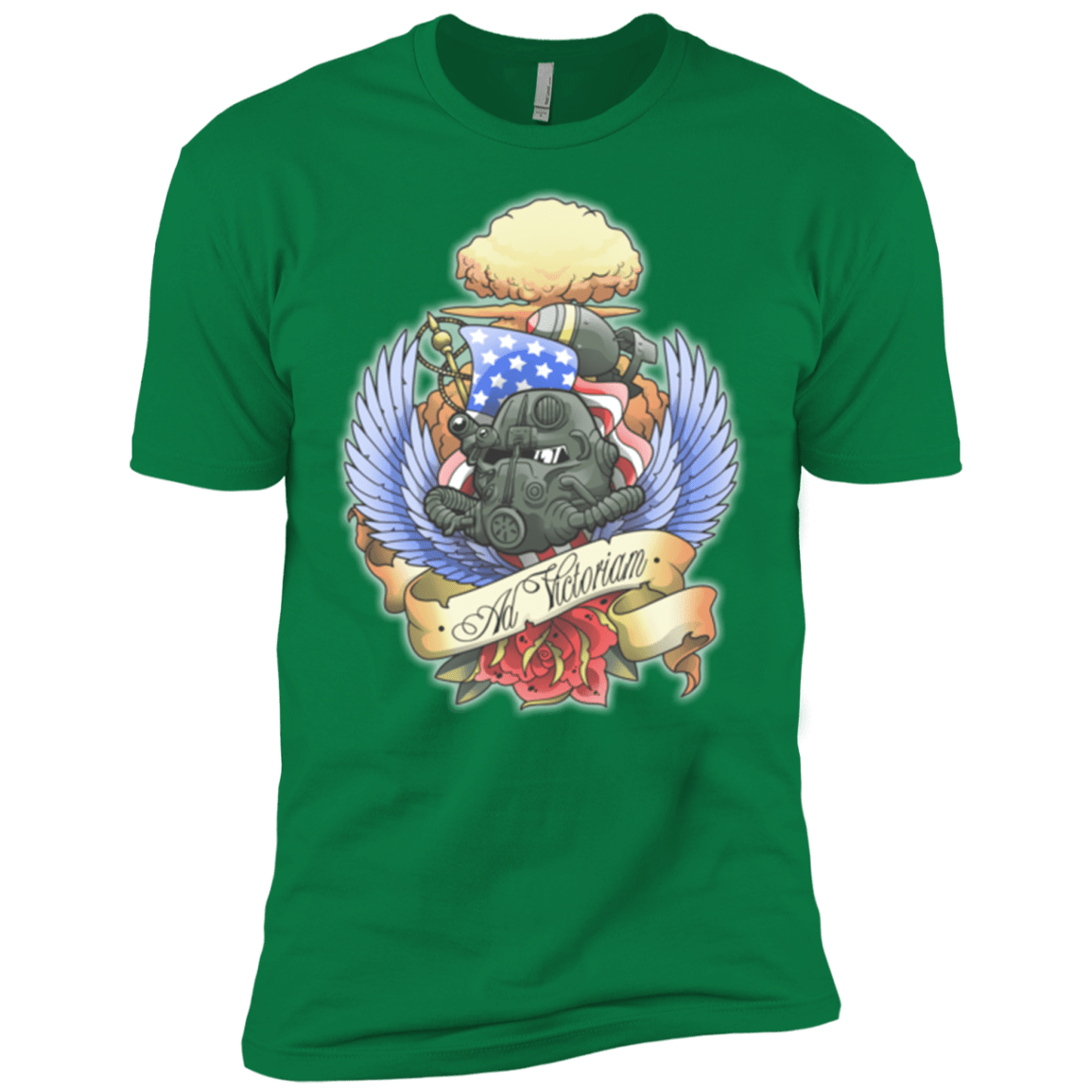 T-Shirts Kelly Green / X-Small Ad Victoriam Men's Premium T-Shirt