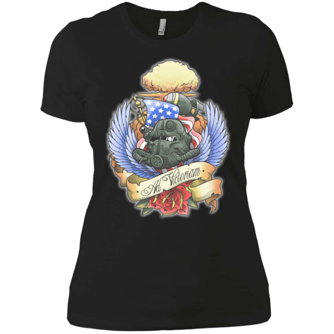 T-Shirts Black / X-Small Ad Victoriam Women's Premium T-Shirt