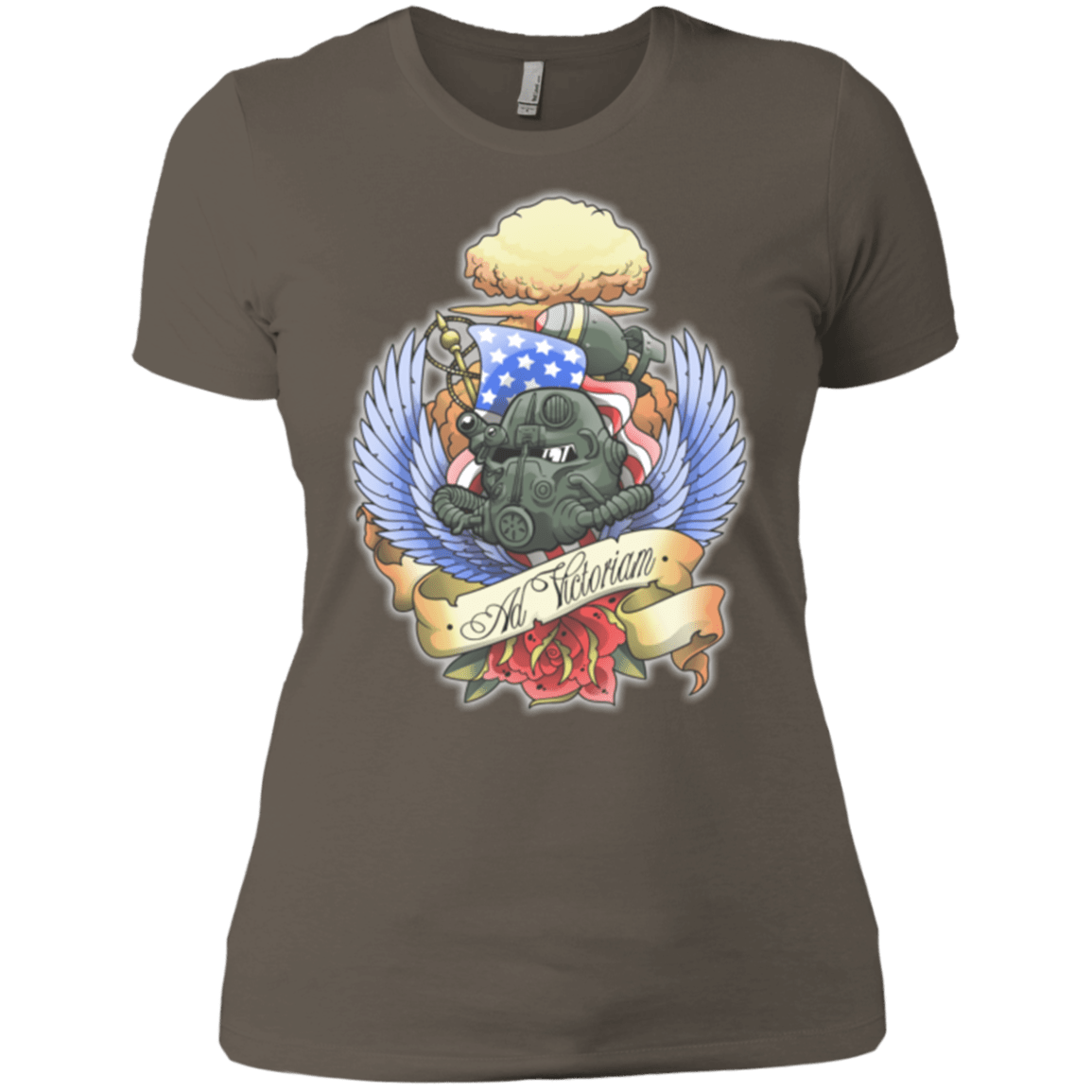 T-Shirts Warm Grey / X-Small Ad Victoriam Women's Premium T-Shirt