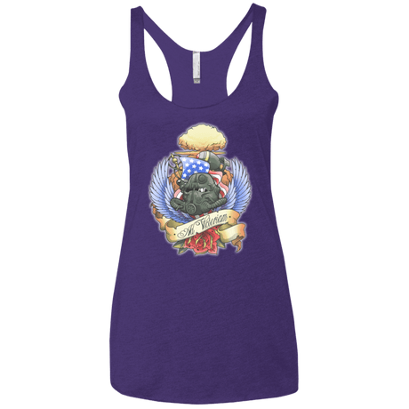 T-Shirts Purple / X-Small Ad Victoriam Women's Triblend Racerback Tank