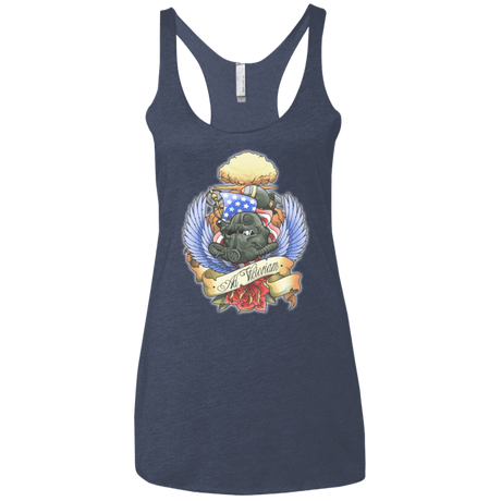 T-Shirts Vintage Navy / X-Small Ad Victoriam Women's Triblend Racerback Tank
