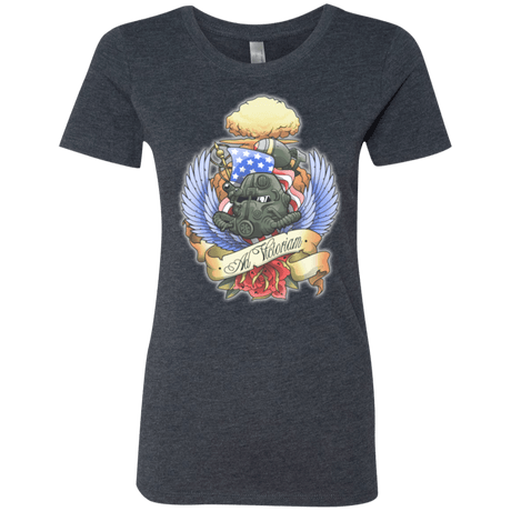 T-Shirts Vintage Navy / Small Ad Victoriam Women's Triblend T-Shirt