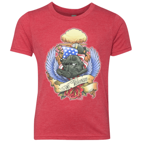 T-Shirts Vintage Red / YXS Ad Victoriam Youth Triblend T-Shirt