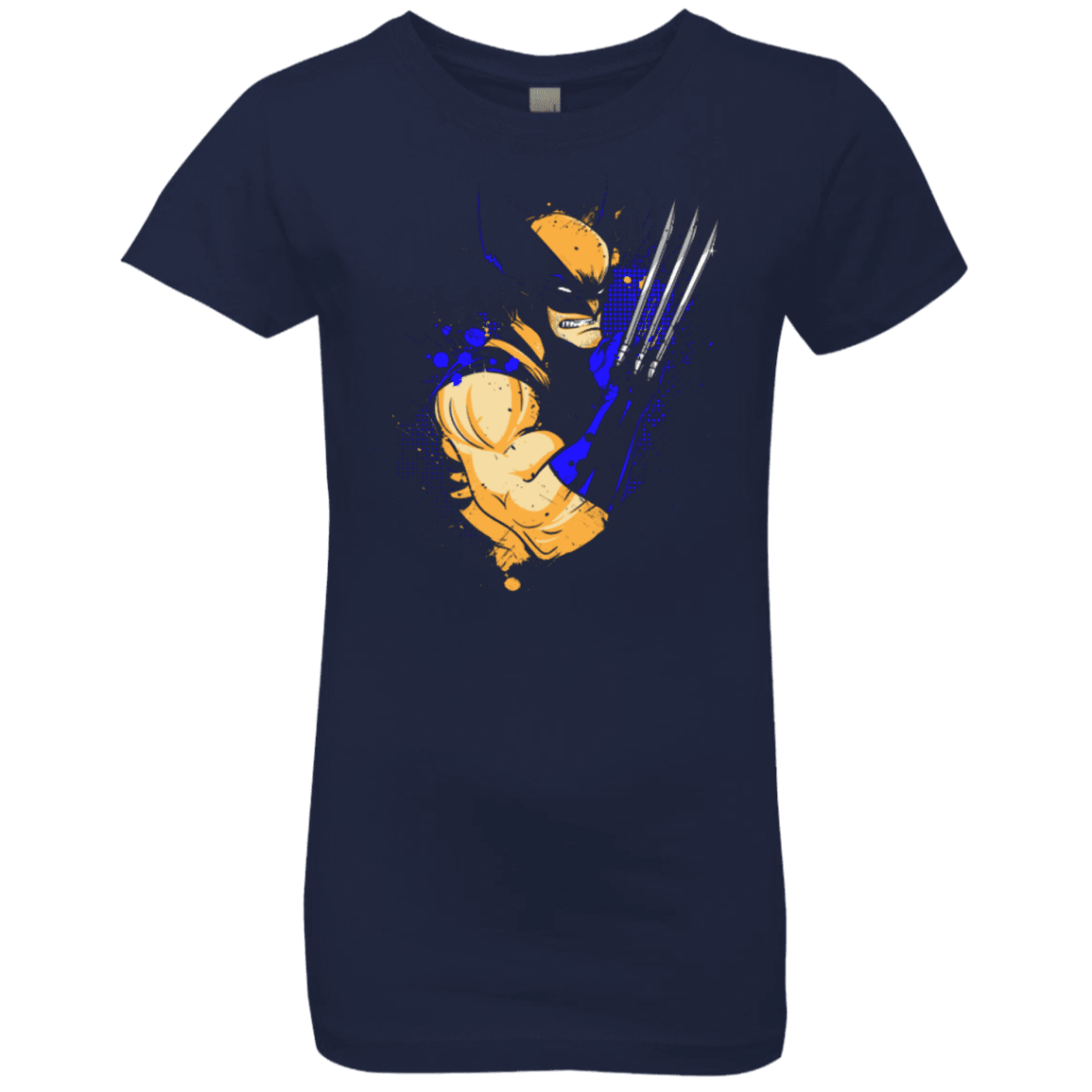 T-Shirts Midnight Navy / YXS Adamantium Girls Premium T-Shirt