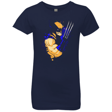 T-Shirts Midnight Navy / YXS Adamantium Girls Premium T-Shirt