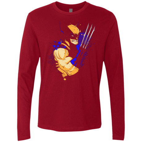 T-Shirts Cardinal / Small Adamantium Men's Premium Long Sleeve