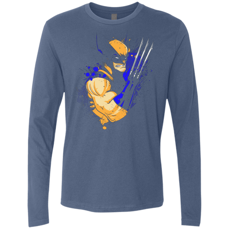 T-Shirts Indigo / Small Adamantium Men's Premium Long Sleeve