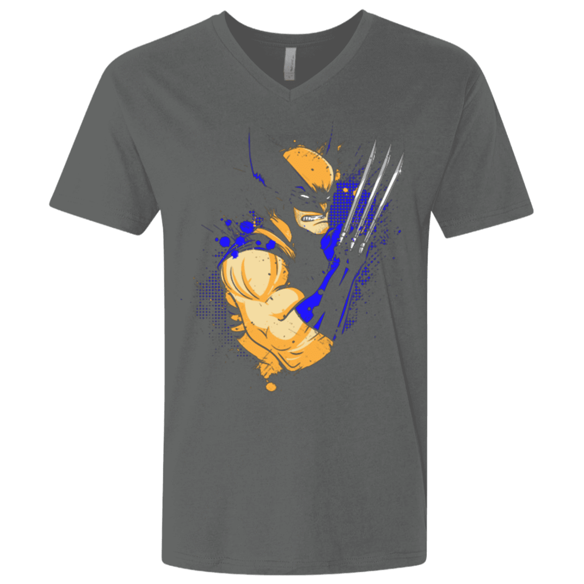 T-Shirts Heavy Metal / X-Small Adamantium Men's Premium V-Neck