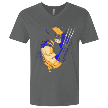 T-Shirts Heavy Metal / X-Small Adamantium Men's Premium V-Neck