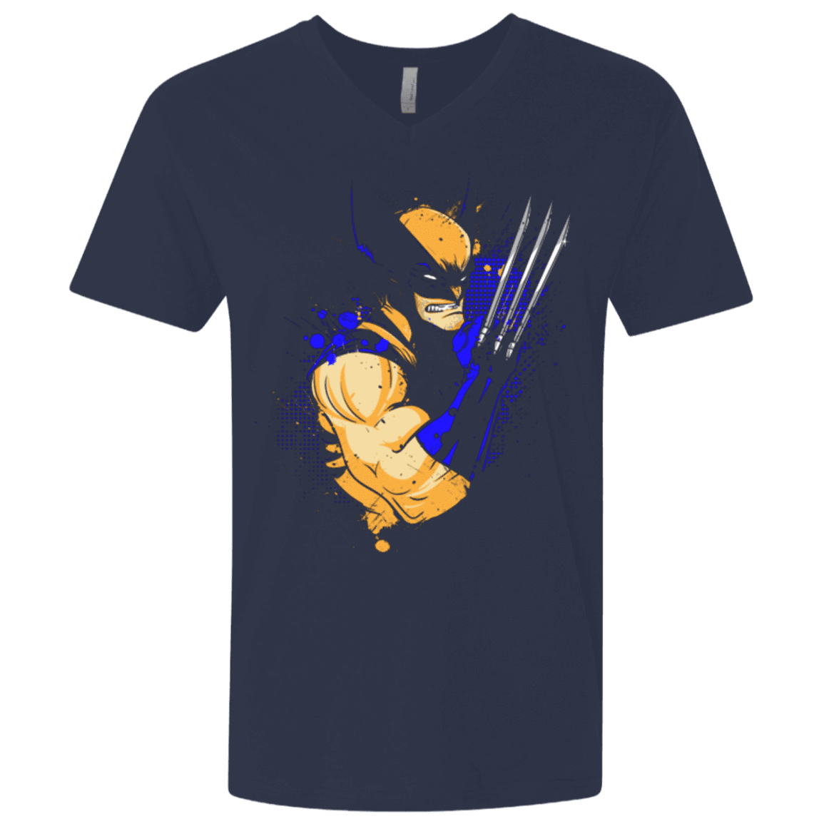 T-Shirts Midnight Navy / X-Small Adamantium Men's Premium V-Neck