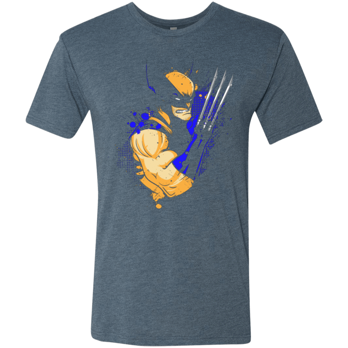 T-Shirts Indigo / Small Adamantium Men's Triblend T-Shirt