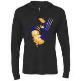 T-Shirts Vintage Black / X-Small Adamantium Triblend Long Sleeve Hoodie Tee