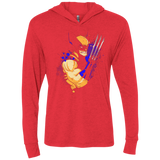 T-Shirts Vintage Red / X-Small Adamantium Triblend Long Sleeve Hoodie Tee