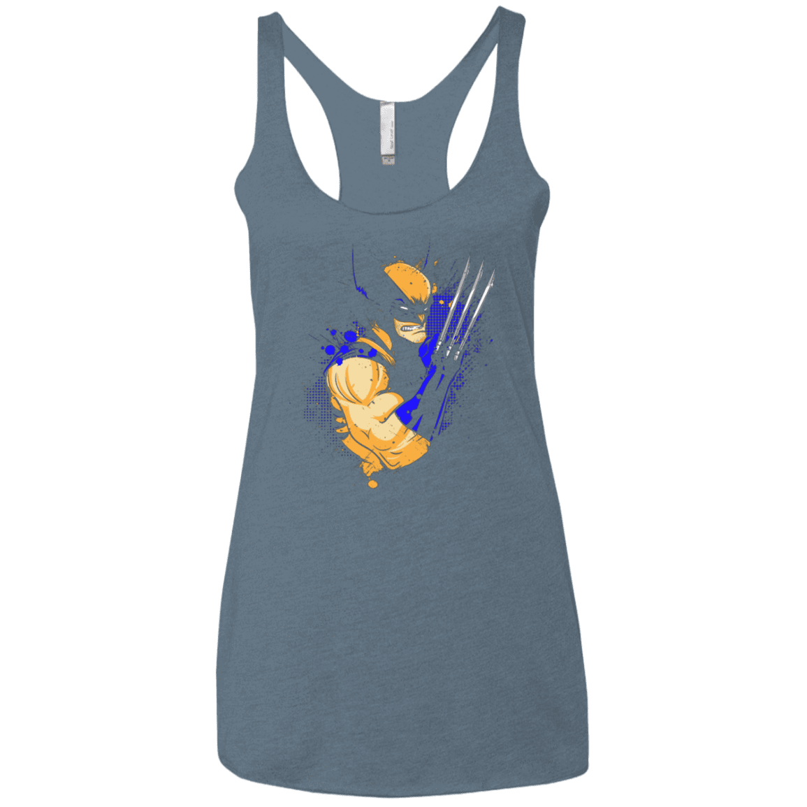 T-Shirts Indigo / X-Small Adamantium Women's Triblend Racerback Tank