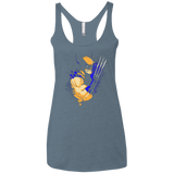 T-Shirts Indigo / X-Small Adamantium Women's Triblend Racerback Tank