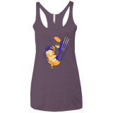 T-Shirts Vintage Purple / X-Small Adamantium Women's Triblend Racerback Tank