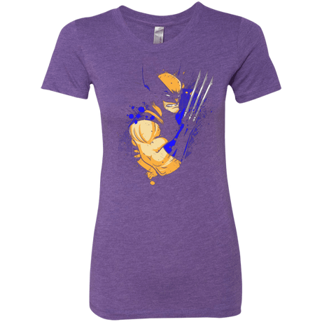 T-Shirts Purple Rush / Small Adamantium Women's Triblend T-Shirt