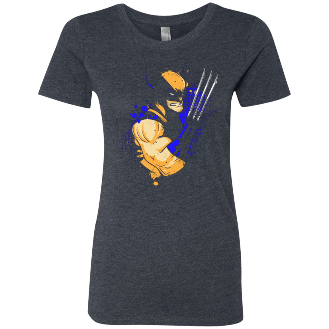 T-Shirts Vintage Navy / Small Adamantium Women's Triblend T-Shirt