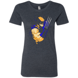 T-Shirts Vintage Navy / Small Adamantium Women's Triblend T-Shirt