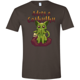 T-Shirts Dark Chocolate / S Adopt A Cathulhu Men's Semi-Fitted Softstyle