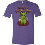 T-Shirts Heather Purple / S Adopt A Cathulhu Men's Semi-Fitted Softstyle