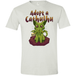 T-Shirts White / X-Small Adopt A Cathulhu Men's Semi-Fitted Softstyle