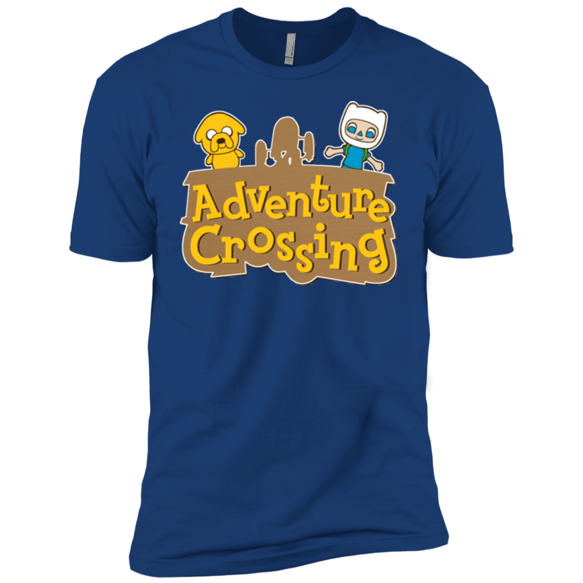 T-Shirts Royal / YXS Adventure Crossing Boys Premium T-Shirt