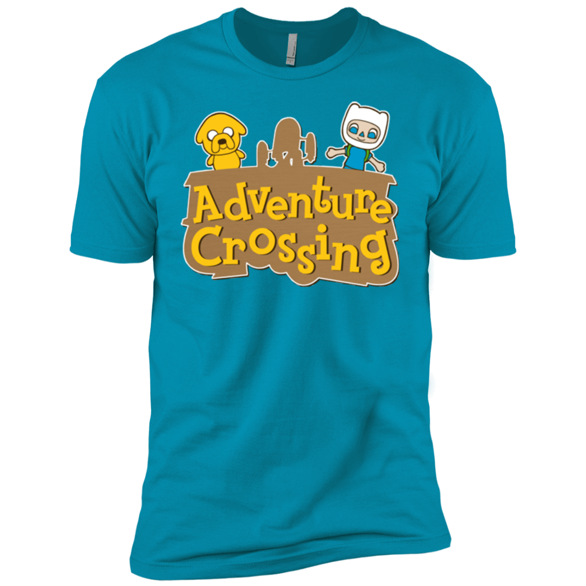 T-Shirts Turquoise / YXS Adventure Crossing Boys Premium T-Shirt